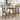 Wood Counter Height Dining Set With 2 Upholstered Chairs